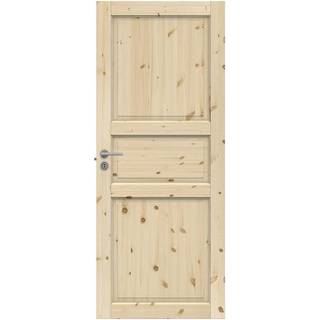 Swedoor Clever-line Tradition 03 massiv fyldningsdør, ubehandlet fyr - 82,5 x 184 cm (9x19)