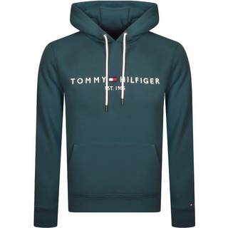 Tommy Hilfiger Logo Pullover Hoodie Navy