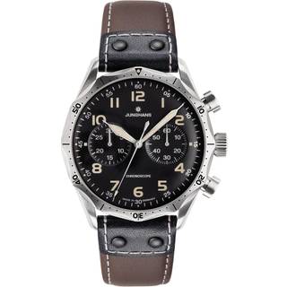 Junghans 27359100 Herrenuhr Pilot Chronoscope 43mm 10ATM