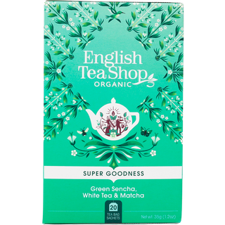 Green Sencha White Tea & Matcha Økologisk - 20 breve - English Tea Shop