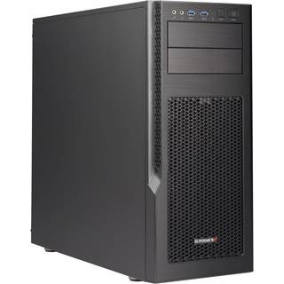 Supermicro S5 GS5A-754K - Kabinet - Miditower - Sort