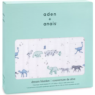 Aden + Anais aden + anais Blue Rising Star Dream 100% Cotton Muslin Blanket