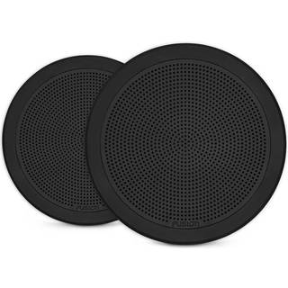 Marinehøjttalere Fusion Round White FM-F65RW, 6.5", 120 W, hvid, til indbygget montering, med hvide fronter, 2-pak