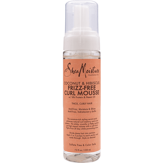 Shea Moisture Coconut & Hibiscus Frizz Free Curl Mousse Styling skum til krøllet hår 222 ml - 222 ml