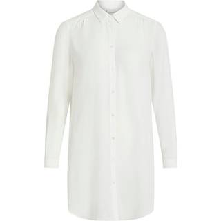 Vila - Vilucy Botton Ls Tunic - Bluser og skjorter til kvinder - Snow White - 38