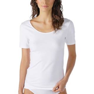 Mey Cotton Pure Short-Sleeved Top - White - 46