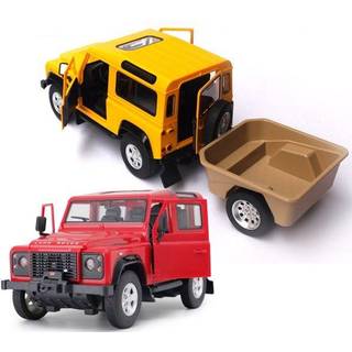 Land Rover Defender Fjernstyret Bil m/trailer 1:14