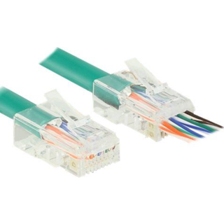 RJ45 crimp+cut Modularstik - Solid/blød Cat 6 UTP - 20 stk.