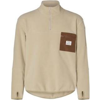 Fleece Pullover | 100% recycled polyester| Beige