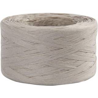 Hvid Raffia Papirgarn 100m - 7-8 mm, Miljøvenligt
