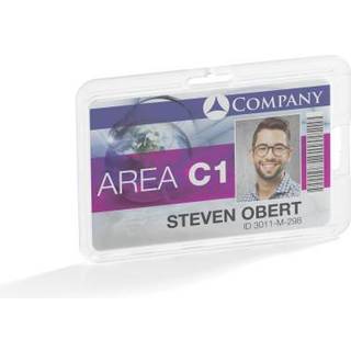 Durable Permanent Kortholder, 1 kort, 10 stk.