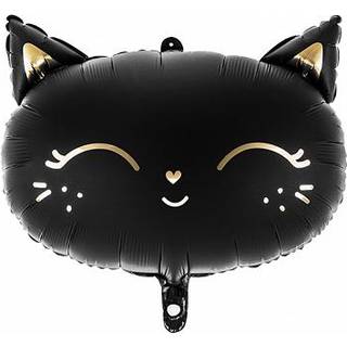 Kat 19" - sort folieballon