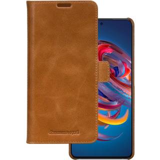 Samsung Galaxy A52s (5G) / A52 (4G / 5G) - dbramante1928 Lynge 2-i-1 Ægte Læder Flip Cover - Tan