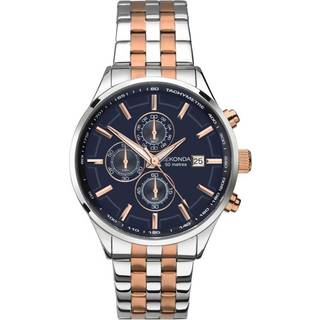 Sekonda 1107 Velocity Two Tone Chronograph Bracelet Watch - W3129