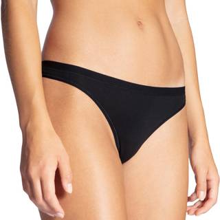 Calida Natural Comfort Thong - Black - Medium