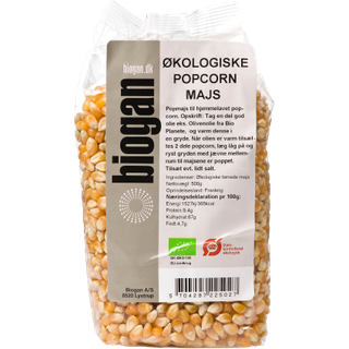 Biogan Popmajs - Økologiske - 500 g