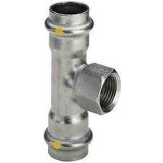 Viega Sanpress Inox T-stykke 28 mm x 3/4" x 28 mm rustfrit stål
