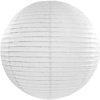 Rispapirlampe Hvid 25 cm