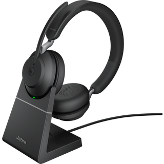 Jabra Evolve2 65 MS Stereo USB-C Black med Headset Holder