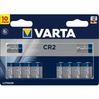 Batteri til VVS Varta Professional Lithium CR2 3V 1er blister x 10 stk 06206301401