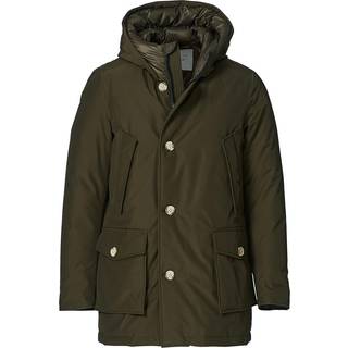 WOOLRICH Herren Daunenparka grün unifarben