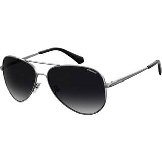 Polaroid Unisex PLD 6012/N/NEW 6LB/WJ Solbriller Metal Sølv Grå Pilot Skygge