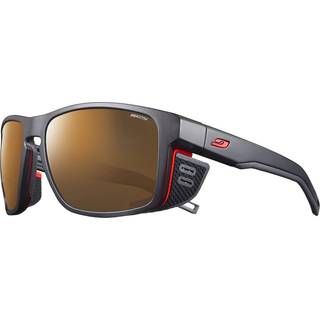Julbo SHIELD M Polarized J5445014 54 Solbriller Mænd Black - Translucent Black - 54mm