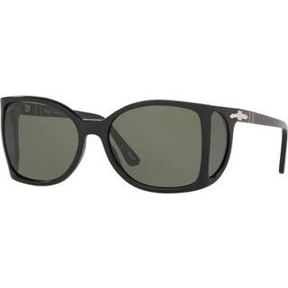 Persol Mand PO0005 95/31 Solbriller Acetat Sort Grøn Firkantet Normal