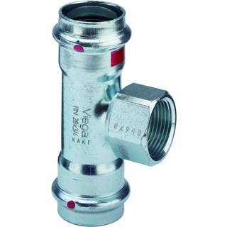 Viega Prestabo T-stykke 28 x 3/4" x 28 mm forzinket stål