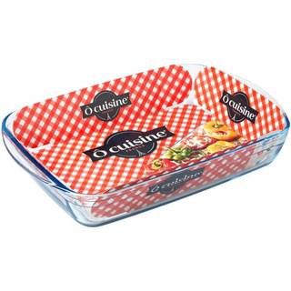 Fad rektangulært fra Ôcuisine - Klar farve - Glas