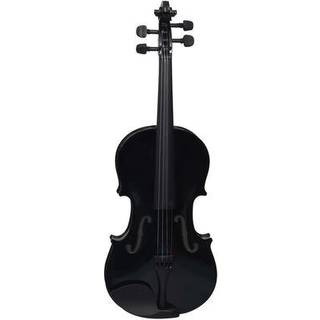 Vidaxl violin fuldt s?t med bue og hage hvile sort 4/4