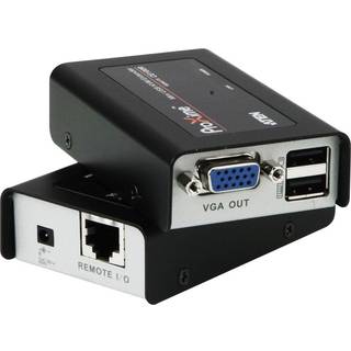 ATEN CE100 Local and Remote Units USB VGA Cat 5 Mini KVM Extender (1280 x 1024@100m)