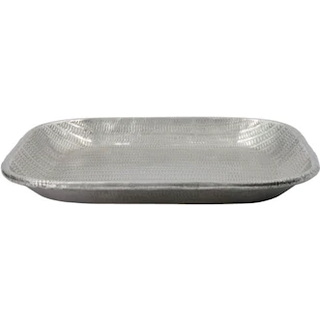 Malva bakke, Antik sølv 25x25 cm