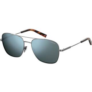 Polaroid PLD 2068/S/X Polarized 6LB/5X 58 Solbriller Mænd Silver - Silver - 58mm