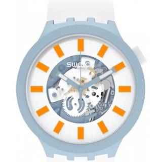 Blite Quartz Movement White Dial Silicone Strap Watch SB03N101