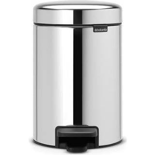 Brabantia NewIcon Pedalspand 3 liter-Brilliant Steel