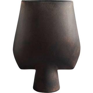 101 Copenhagen Vases - 'Sphere' square vase, big, sand in Sand 100% Ceramic
