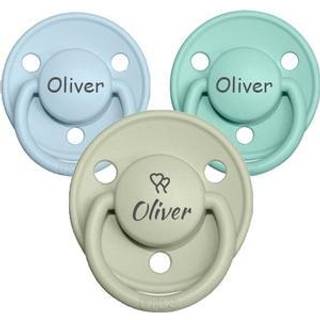 Bibs De Lux, Str. 2 (6+ Mdr.), Rund - Latex, Sutter Med Navn