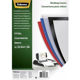 Fellowes plastforside PP A4 280mic klar frosted