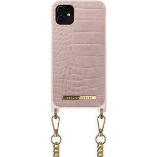 Atelier Necklace Case Misty Rose Croco