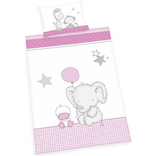Elefant Junior Sengetøj 100x135 cm - 100 procent bomuld