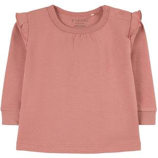 Fixoni Ruffle Detail T-shirt Lyserød 74 cm    74 cm  kvinde