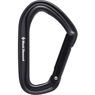 Black Diamond HotForge Straight Gate Carabiner Black, OneSize