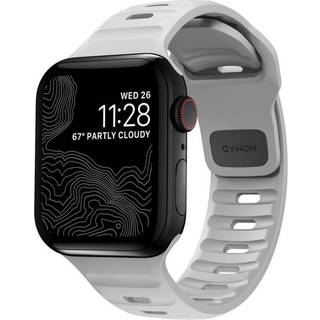 Nomad Sport Strap S/M - grey - Apple Watch 9/8/7 (41mm)/6/SE/5/4 (40mm)/3/2/1 (38mm)