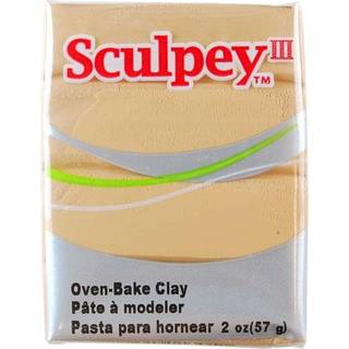 Polyform Sculpey III Polymer ovn-bake ler tan ikke giftig 2 oz. Bar Fantastisk til modellering af skulptureringsferie DIY blandede medier og skol