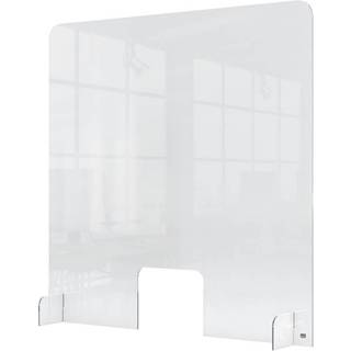 Nobo akryl skrankeskærm med åbning 70x85cm