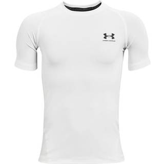 HeatGear® Armour Boys' Short Sleeve White / Black YXL (160 - 170 cm)