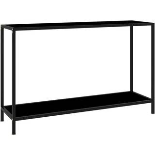 Konsolbord Hærdet Glas Hvid - Med fødder / 120 x 35 x 75 cm