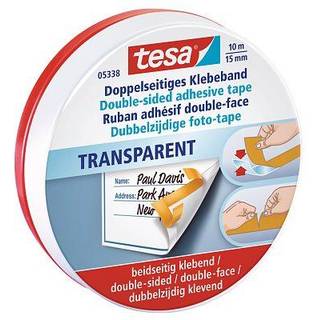 Tesa Dobbeltsidet dobbeltklæbende tape 15mm x 10 meter