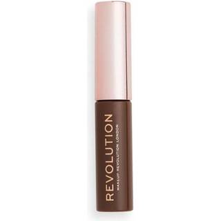 Makeup Revolution Brow Fixer Øjenbrynsgel Skygge Ash Brown 6 ml - 6 ml